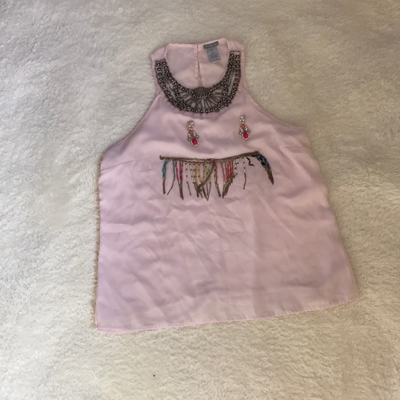 Charlotte Russe chiffon sleeveless top - Picture 3 of 5